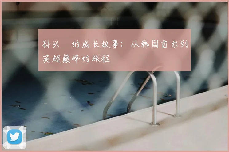 孙兴慜的成长故事:从韩国首尔到英超巅峰的旅程